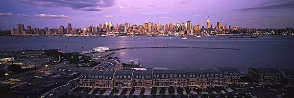 Harbors: Skyscrapers at the waterfront, Manhattan, New York City, New York State, USA #3 by Panoramic Images
