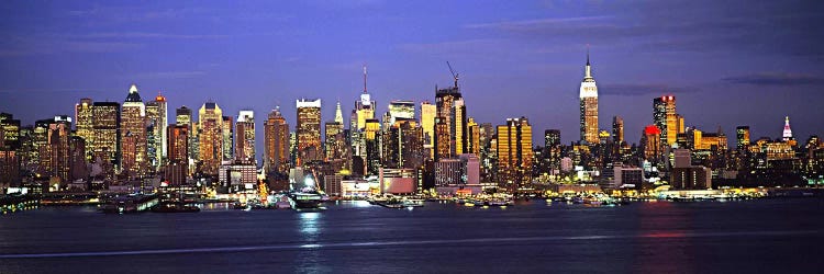 Illuminated Skyline, Manhattan, New York City, New York, USA