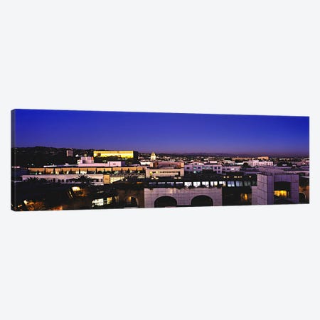 Nighttime Cityscape As Seen From The Hollywood Hills, Los Angeles County, California, USA Canvas Print #PIM5997} by Panoramic Images Canvas Print
