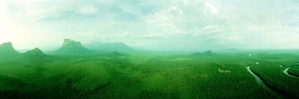 Venezuela: Misty Rainforest Landscape, Amazonas State, Venezuela by Panoramic Images