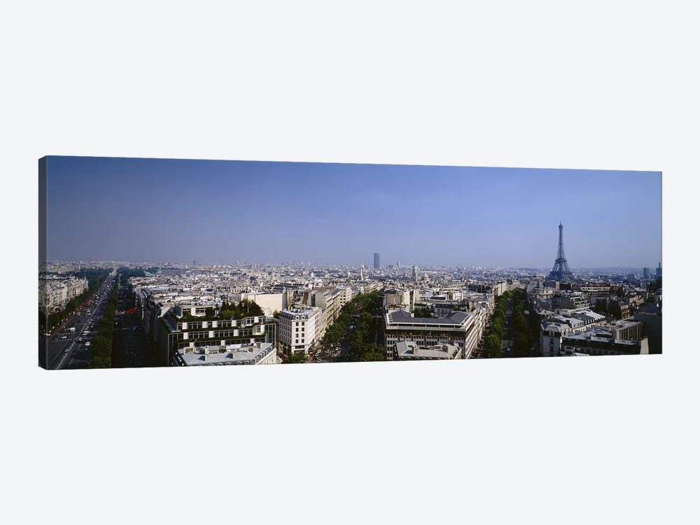 High-Angle View, Paris, Ile-de-France, France by Panoramic Images 1-piece Canvas Artwork