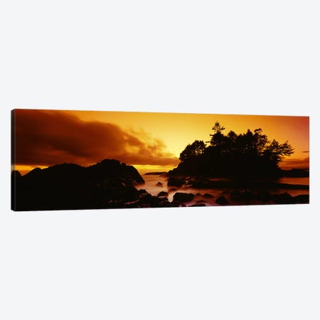 Majestic Coastal Sunset, Tofino, Vancouver Island, British Columbia, Canada Canvas Print #PIM6009} by Panoramic Images Canvas Wall Art