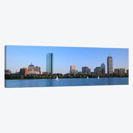 Buildings at the waterfront, Back Bay, Boston, Massachusetts, USA Canvas Print #PIM6025} by Panoramic Images Canvas Art Print