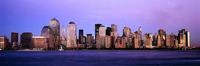 Buildings at the waterfront, Manhattan, New York City, New York State, USA #2 by Panoramic Images canvas print