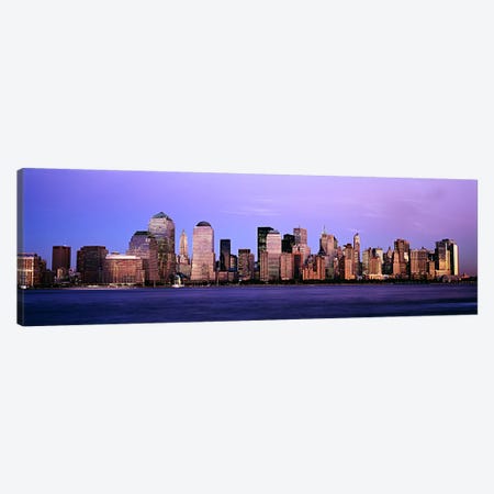 Buildings at the waterfront, Manhattan, New York City, New York State, USA #2 Canvas Print #PIM6026} by Panoramic Images Art Print