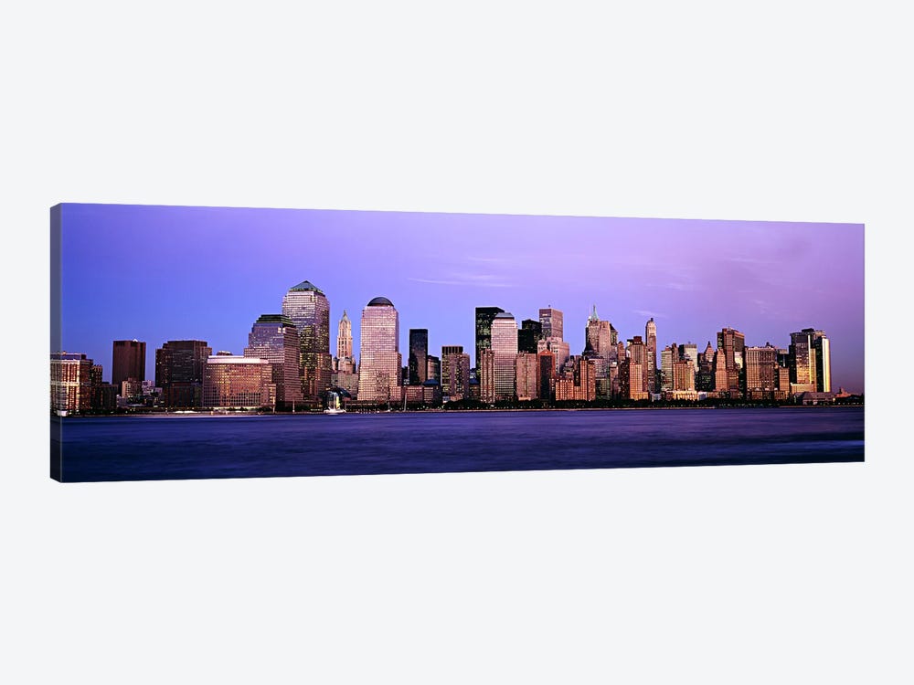 Buildings at the waterfront, Manhattan, New York City, New York State, USA #2 by Panoramic Images 1-piece Canvas Art