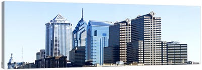 Skyscrapers in a city, Philadelphia, Pennsylvania, USA #6 Canvas Art Print - Philadelphia Art