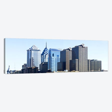Skyscrapers in a city, Philadelphia, Pennsylvania, USA #6 Canvas Print #PIM6035} by Panoramic Images Canvas Artwork