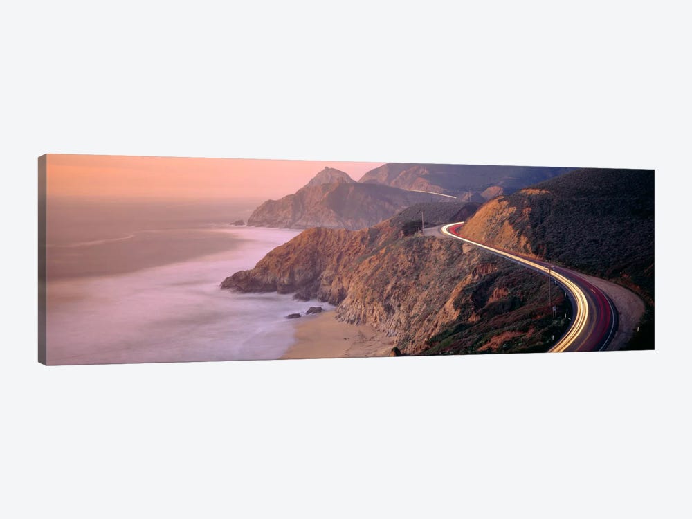 Dusk Highway 1 Pacific Coast CA USA by Panoramic Images 1-piece Art Print