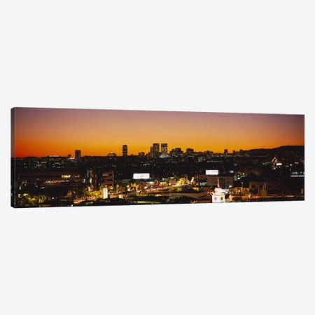 High angle view of buildings in a city, Century City, City of Los Angeles, California, USA Canvas Print #PIM6045} by Panoramic Images Art Print