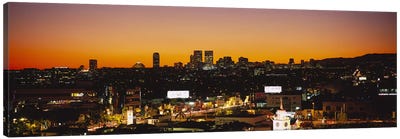 High angle view of buildings in a city, Century City, City of Los Angeles, California, USA Canvas Art Print - Los Angeles Skylines