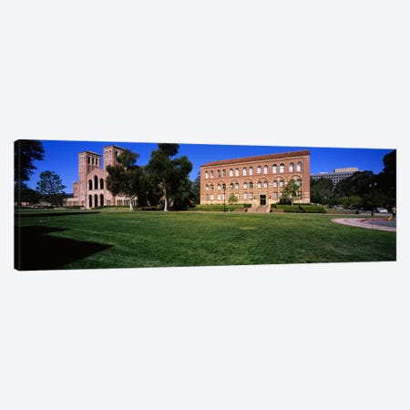 Lawn in front of a Royce Hall and Haines Hall, University of California, City of Los Angeles, California, USA Canvas Print #PIM6047} by Panoramic Images Canvas Art Print