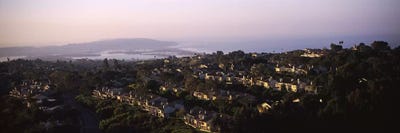High angle view of buildings in a city, Mission Bay, La Jolla, Pacific Beach, San Diego, California, USA by Panoramic Images canvas print