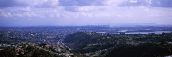 San Diego: High angle view of a bridge, Coronado Bridge, San Diego, California, USA by Panoramic Images