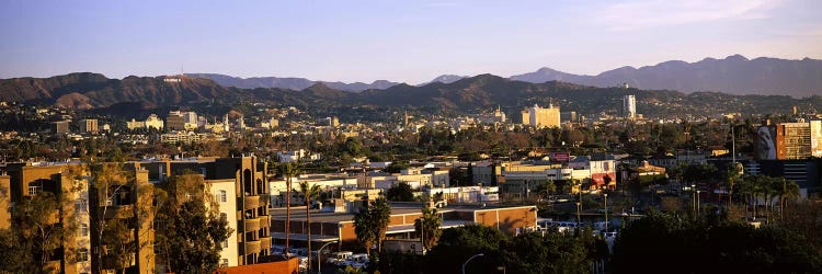 High angle view of buildings in a cityHollywood, City of Los Angeles, California, USA