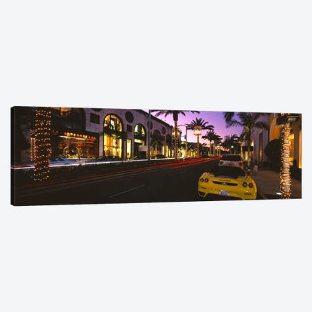 Cars parked on the roadRodeo Drive, City of Los Angeles, California, USA Canvas Print #PIM6056} by Panoramic Images Canvas Art