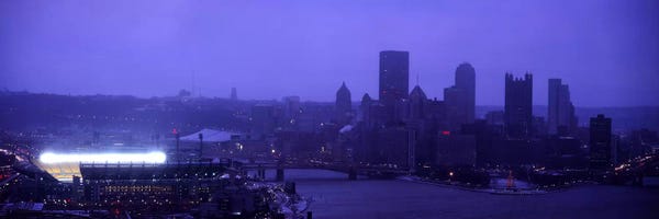 Pennsylvania: Buildings in a cityHeinz Field, Three Rivers Stadium, Pittsburgh, Pennsylvania, USA by Panoramic Images