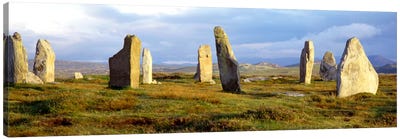 Callanish Stones, Isle Of Lewis, Outer Hebrides, Scotland, United Kingdom Canvas Art Print - Scotland Art