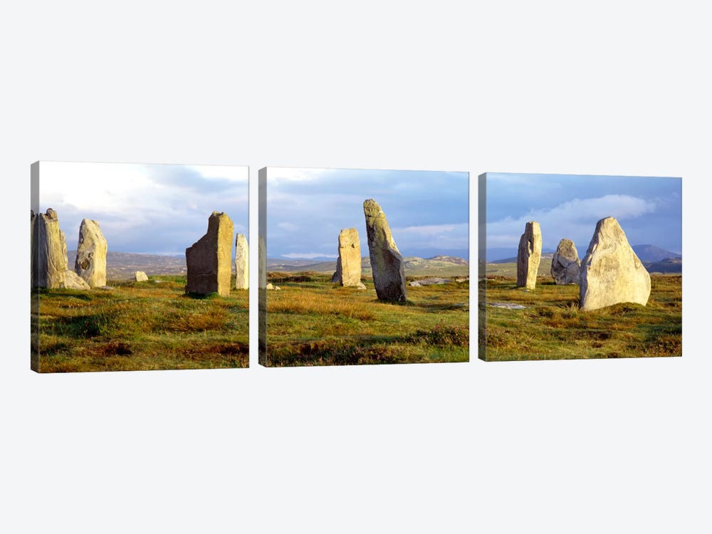 Callanish Stones, Isle Of Lewis, Outer Hebrides, Scotland, United Kingdom by Panoramic Images 3-piece Canvas Art Print