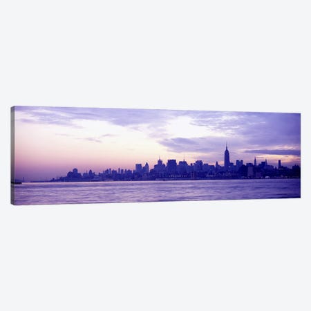 Skyscrapers at the waterfront, at sunriseManhattan, New York City, New York State, USA Canvas Print #PIM6075} by Panoramic Images Canvas Wall Art