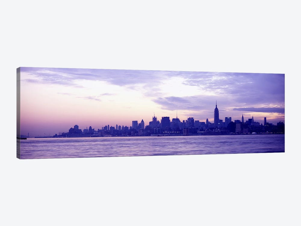 Skyscrapers at the waterfront, at sunriseManhattan, New York City, New York State, USA by Panoramic Images 1-piece Canvas Wall Art