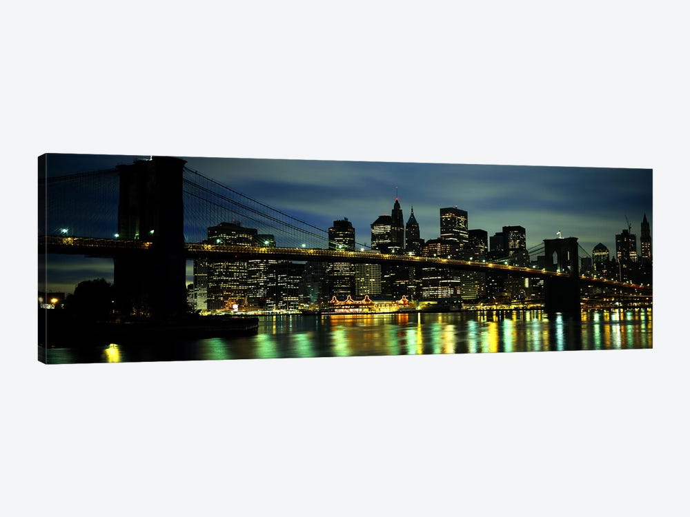 Brooklyn Bridge & Lower Manhattan, New York City, New York, USA by Panoramic Images 1-piece Art Print