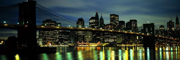 Brooklyn Bridge & Lower Manhattan, New York City, New York, USA