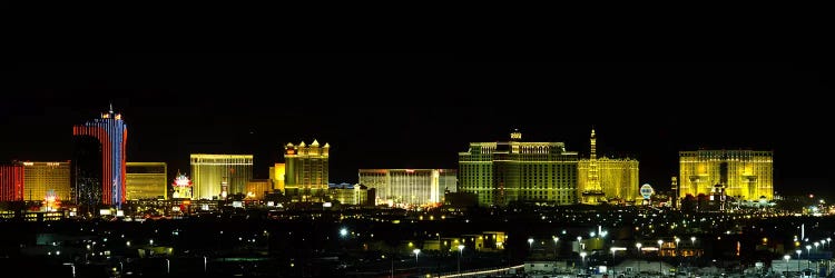 Buildings lit up at night in a city, Las Vegas, Nevada, USA #2