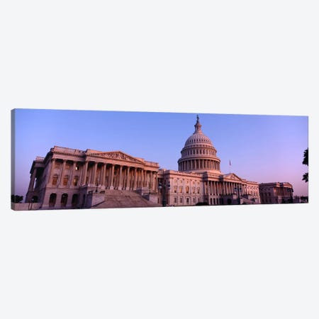 Low angle view of a government building, Capitol Building, Washington DC, USA Canvas Print #PIM6094} by Panoramic Images Canvas Artwork