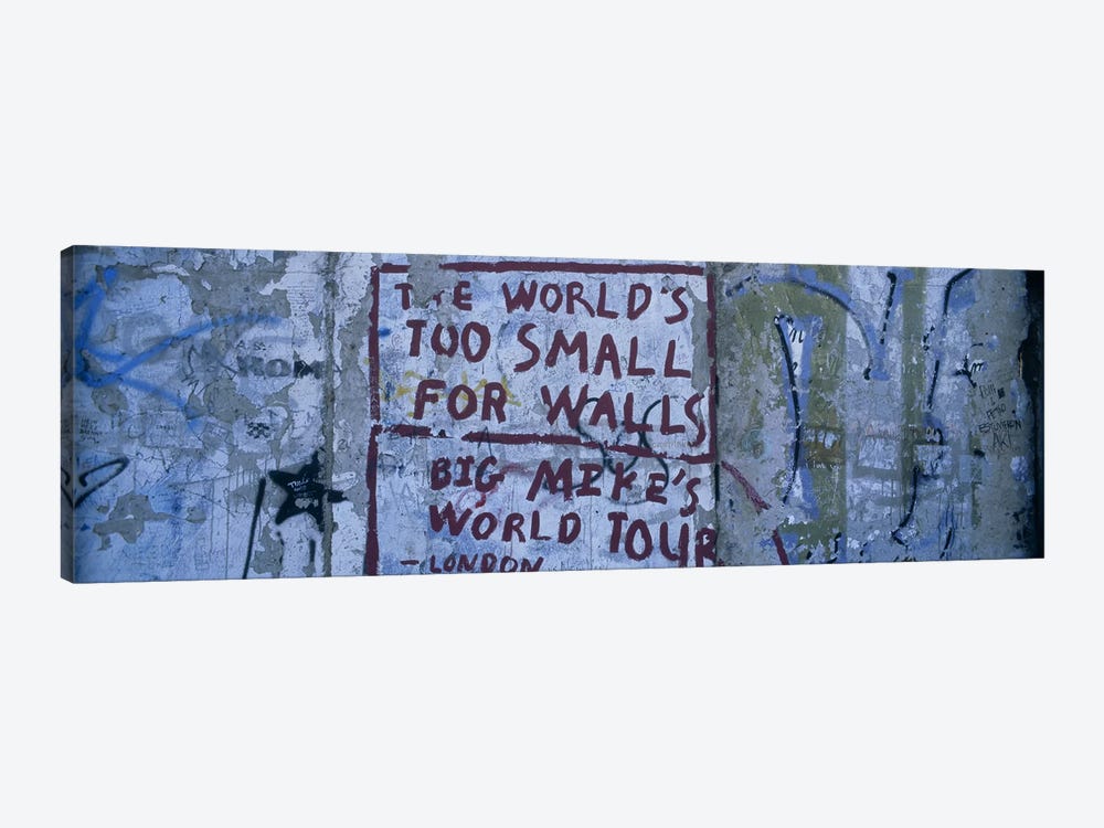 Sociopolitical Graffiti, Berlin Wall, Berlin, Germany by Panoramic Images 1-piece Canvas Art Print