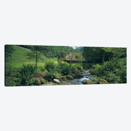 Watermill, Black Forest, Glottertal, Baden-Wurttemberg, Germany Canvas Print #PIM6110} by Panoramic Images Canvas Art