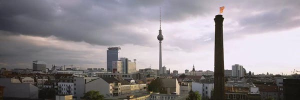 Berlin: High-Angle View Featuring Berliner Fernsehturm, Mitte, Berlin, Germany by Panoramic Images