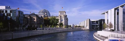 Riverside Architecture, Government District, Berlin, Germany by Panoramic Images multi panel art