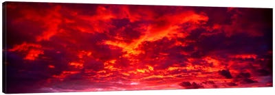 Sunset Dragoon Mountains AZ Canvas Art Print - Cloudy Sunset Art