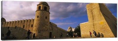 Group of people at a mosque, Great Mosque, Medina, Sousse, Tunisia Canvas Art Print - Tunisia