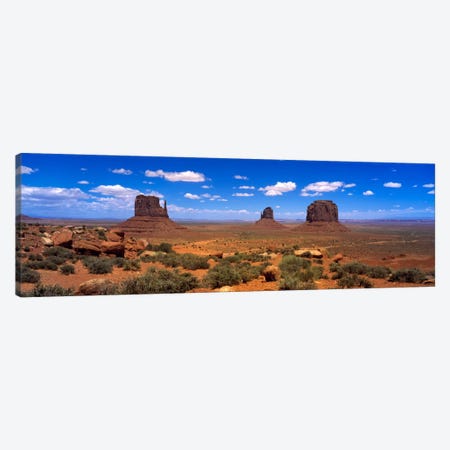 Monument Valley UT \ AZ Canvas Print #PIM618} by Panoramic Images Canvas Print