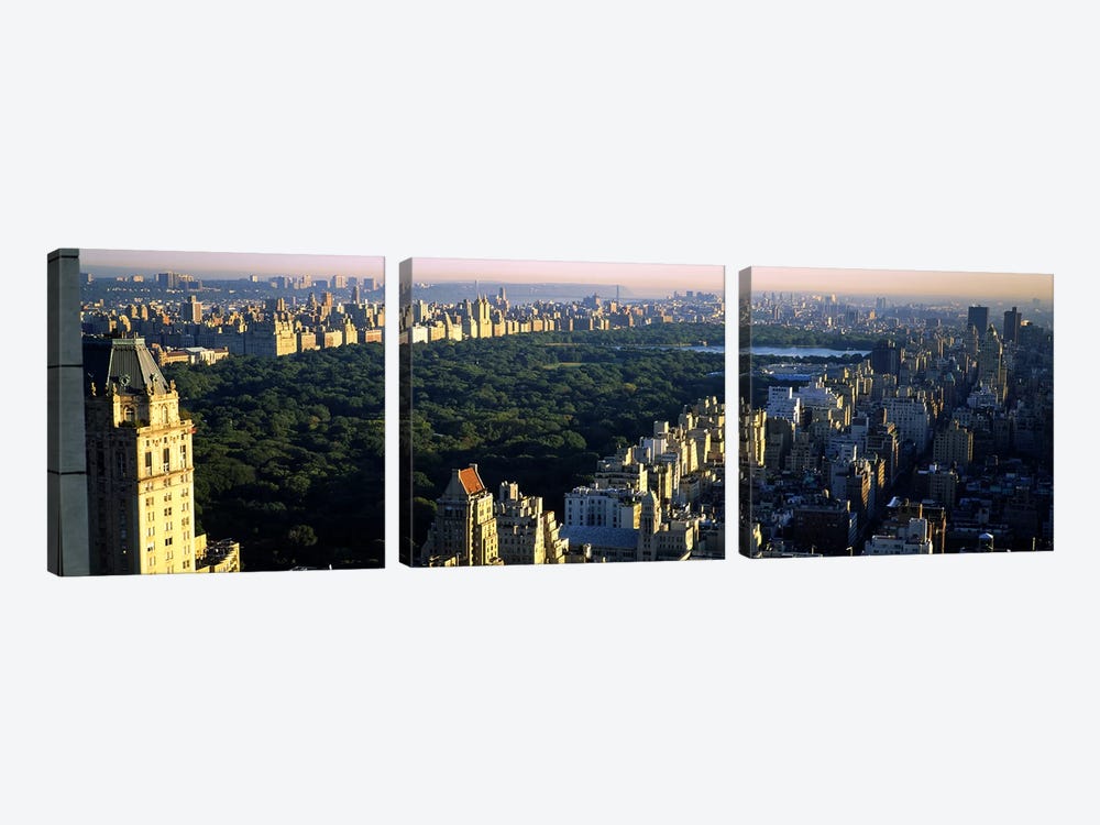 Central Park, Manhattan, New York City, New York, USA by Panoramic Images 3-piece Canvas Art Print