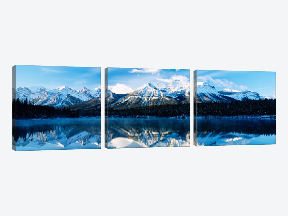 Herbert Lake, Banff National Park, Alberta, Canada by Panoramic Images 3-piece Canvas Wall Art