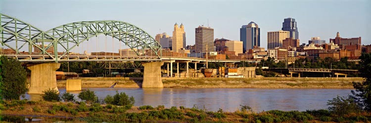 Bridge over a riverKansas city, Missouri, USA by Panoramic Images wall art