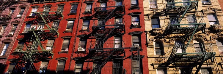 Fire Escapes, Little Italy, Lower Manhattan, New York City, New York, USA