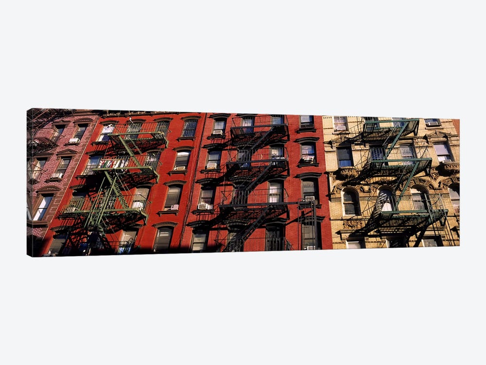Fire Escapes, Little Italy, Lower Manhattan, New York City, New York, USA by Panoramic Images 1-piece Canvas Print
