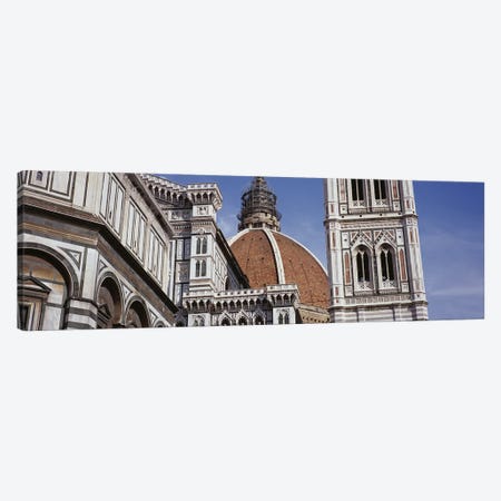 Low angle view of a cathedral, Duomo Santa Maria Del Fiore, Florence, Tuscany, Italy Canvas Print #PIM6212} by Panoramic Images Canvas Art Print