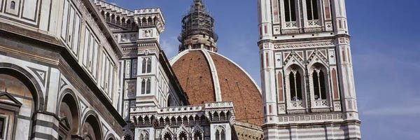 Florence: Low angle view of a cathedral, Duomo Santa Maria Del Fiore, Florence, Tuscany, Italy by Panoramic Images