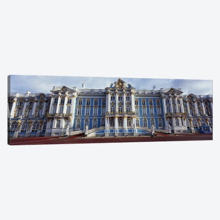 Facade of a palace, Catherine Palace, Pushkin, St. Petersburg, Russia Canvas Print #PIM6216} by Panoramic Images Canvas Wall Art