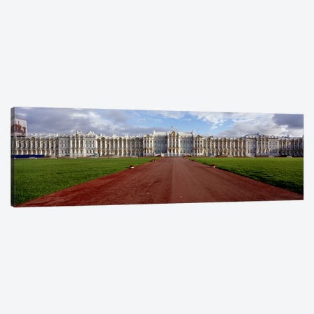 Dirt road leading to a palaceCatherine Palace, Pushkin, St. Petersburg, Russia Canvas Print #PIM6217} by Panoramic Images Canvas Artwork