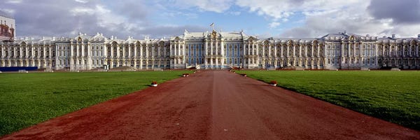 Russia: Dirt road leading to a palaceCatherine Palace, Pushkin, St. Petersburg, Russia by Panoramic Images