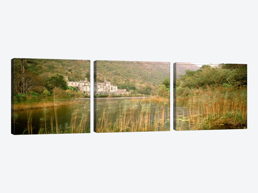 Kylemore Abbey County Galway Ireland by Panoramic Images 3-piece Canvas Artwork