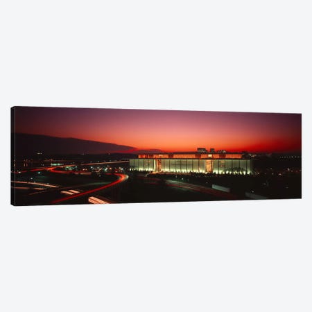 High angle view of a building lit up at nightJohn F. Kennedy Center for the Performing Arts, Washington DC, USA Canvas Print #PIM6242} by Panoramic Images Canvas Artwork