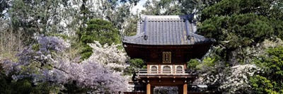 Low angle view of entrance of a parkJapanese Tea Garden, Golden Gate Park, San Francisco, California, USA by Panoramic Images canvas print