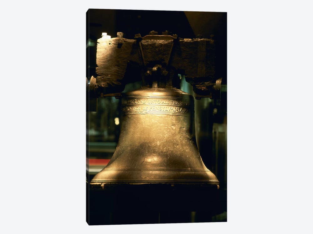 Close-up of a bell, Liberty Bell, Philadelphia, Pennsylvania, USA by Panoramic Images 1-piece Canvas Print